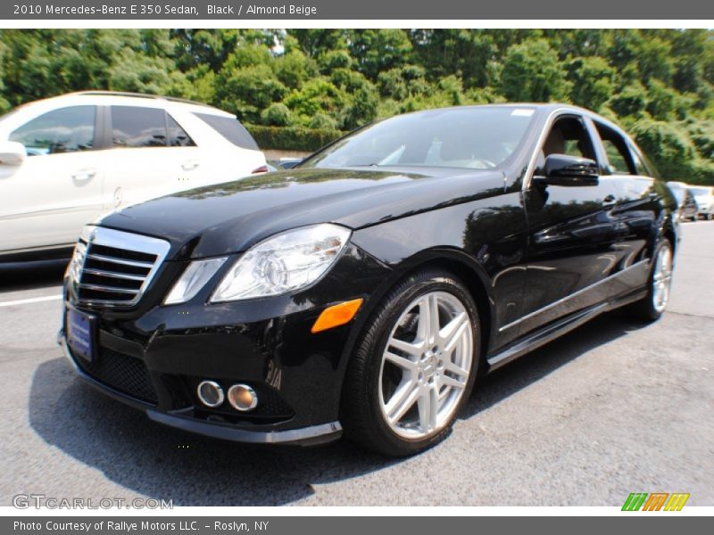Black / Almond Beige 2010 Mercedes-Benz E 350 Sedan
