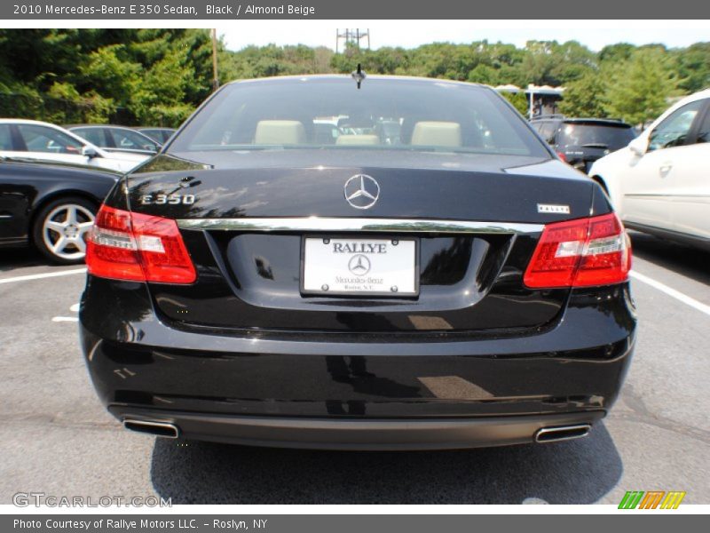 Black / Almond Beige 2010 Mercedes-Benz E 350 Sedan
