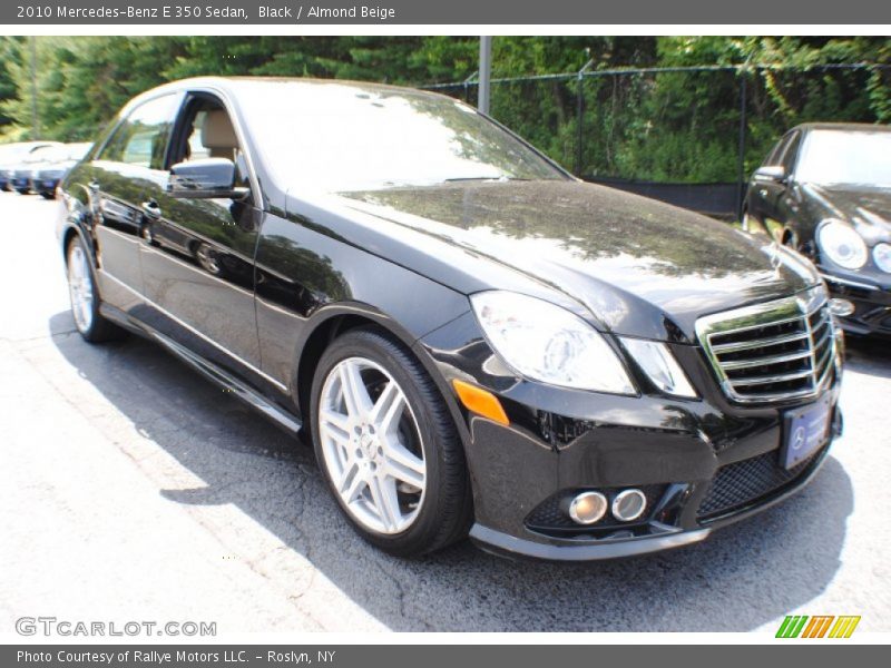 Black / Almond Beige 2010 Mercedes-Benz E 350 Sedan