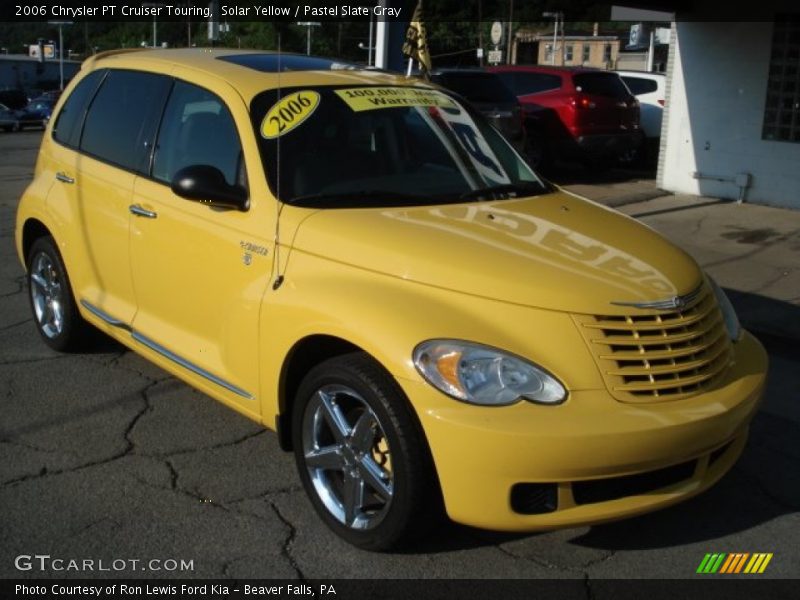 Solar Yellow / Pastel Slate Gray 2006 Chrysler PT Cruiser Touring
