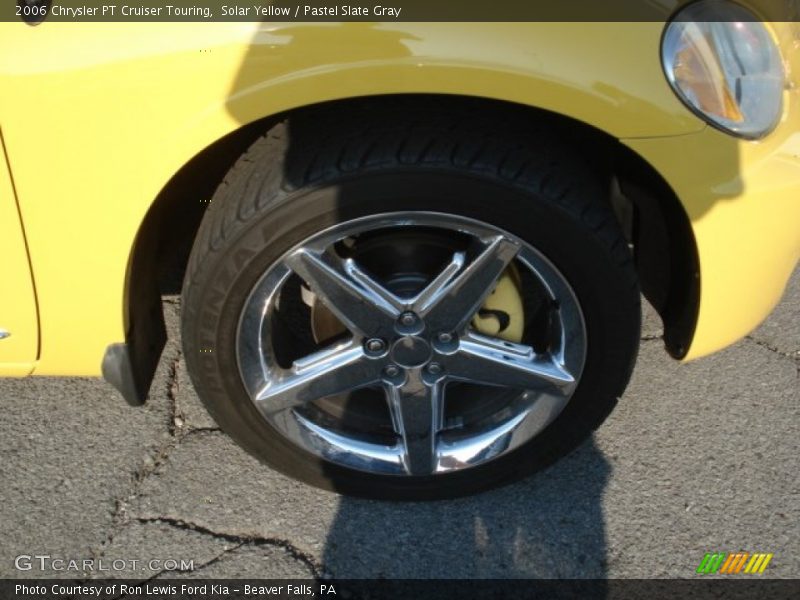 Solar Yellow / Pastel Slate Gray 2006 Chrysler PT Cruiser Touring