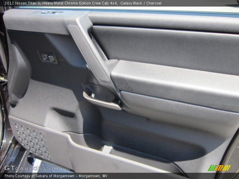 Galaxy Black / Charcoal 2012 Nissan Titan SL Heavy Metal Chrome Edition Crew Cab 4x4