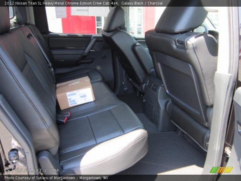 Galaxy Black / Charcoal 2012 Nissan Titan SL Heavy Metal Chrome Edition Crew Cab 4x4