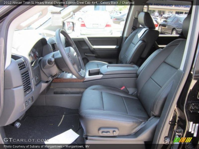  2012 Titan SL Heavy Metal Chrome Edition Crew Cab 4x4 Charcoal Interior
