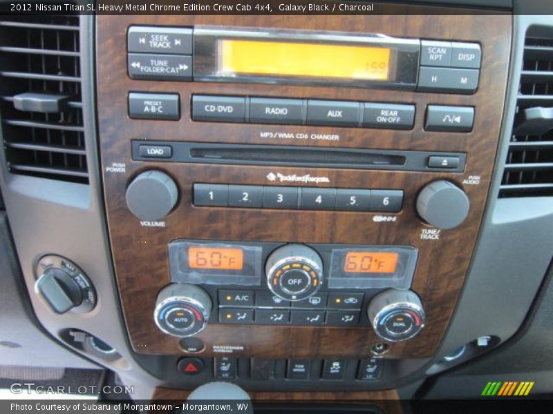 Controls of 2012 Titan SL Heavy Metal Chrome Edition Crew Cab 4x4