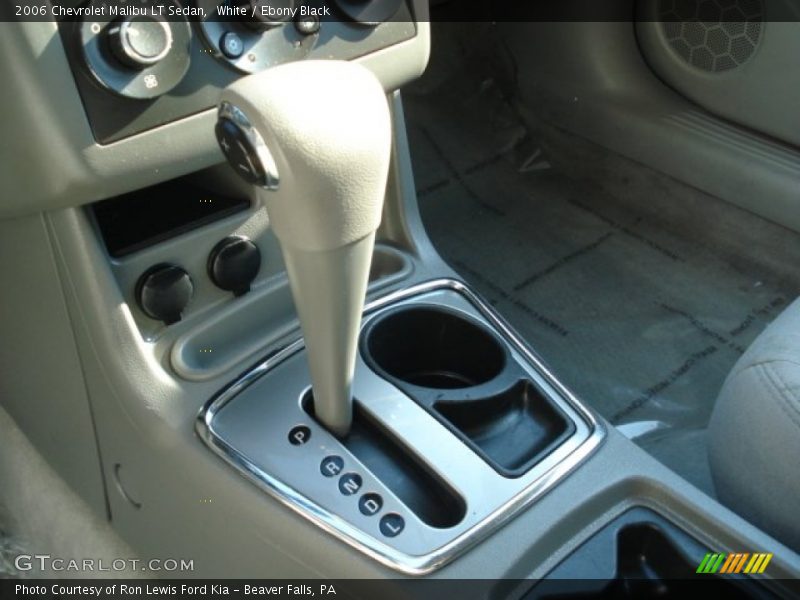 White / Ebony Black 2006 Chevrolet Malibu LT Sedan