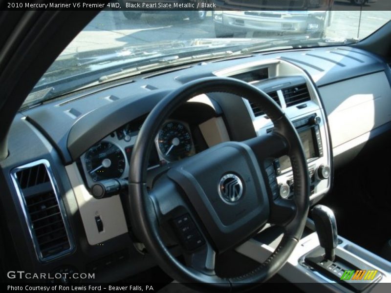 Black Pearl Slate Metallic / Black 2010 Mercury Mariner V6 Premier 4WD