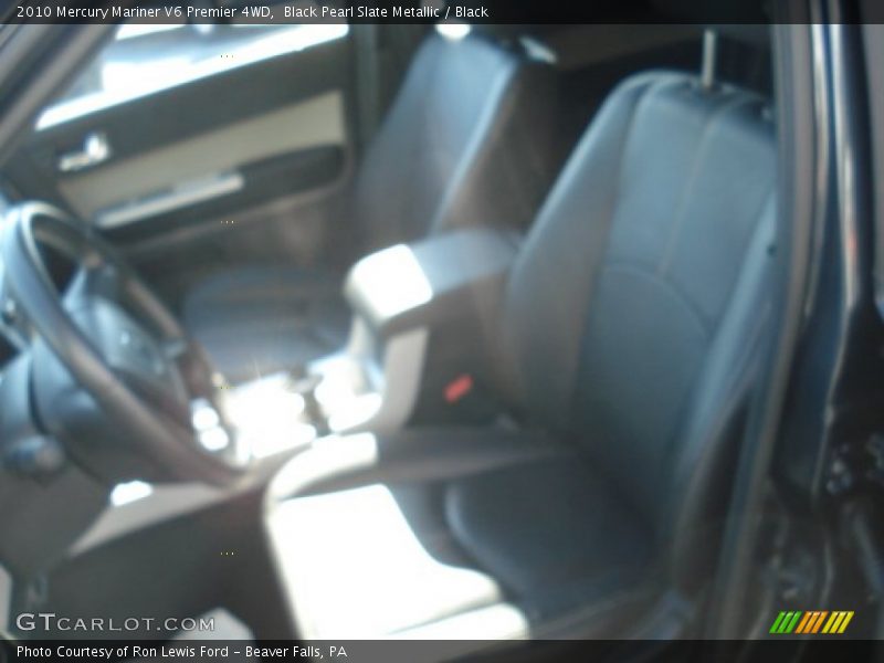 Black Pearl Slate Metallic / Black 2010 Mercury Mariner V6 Premier 4WD