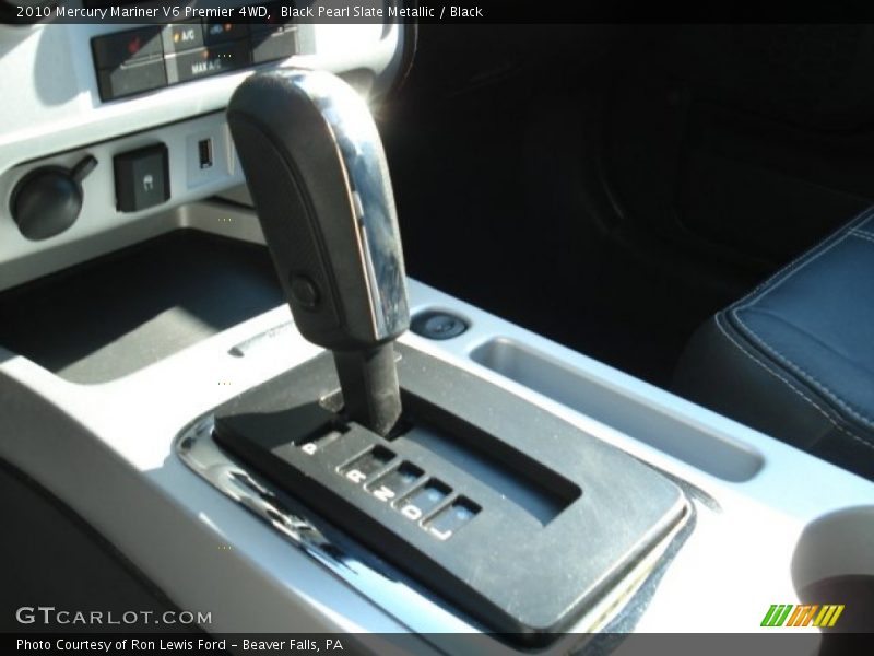 Black Pearl Slate Metallic / Black 2010 Mercury Mariner V6 Premier 4WD