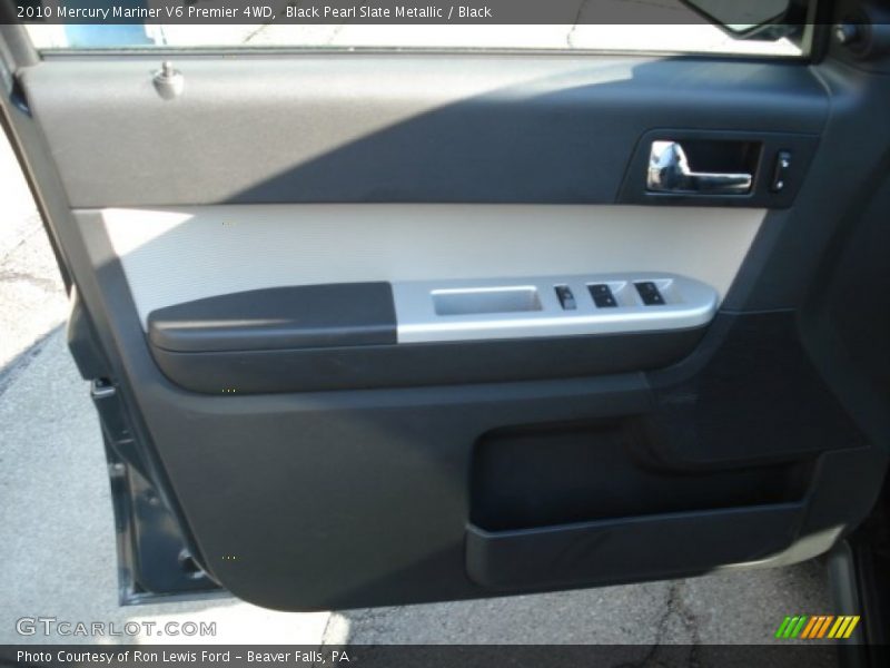 Black Pearl Slate Metallic / Black 2010 Mercury Mariner V6 Premier 4WD