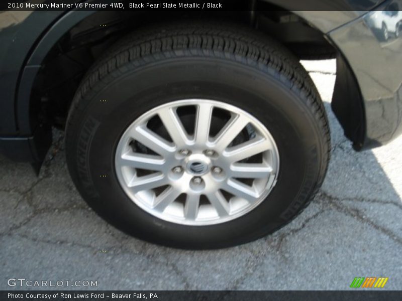 Black Pearl Slate Metallic / Black 2010 Mercury Mariner V6 Premier 4WD