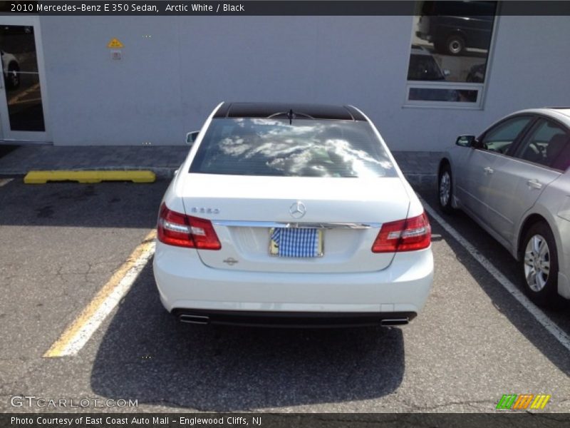 Arctic White / Black 2010 Mercedes-Benz E 350 Sedan