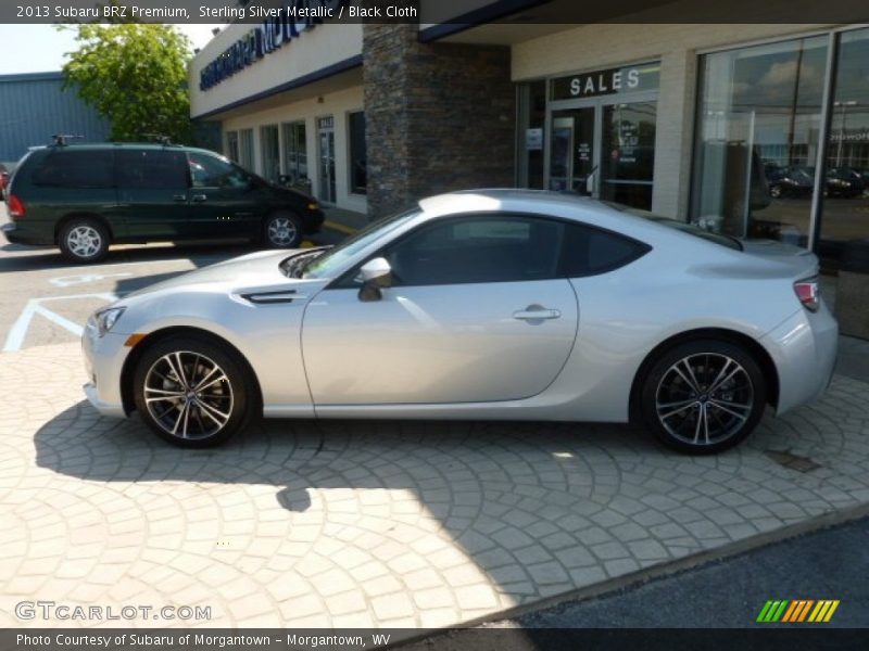 Sterling Silver Metallic / Black Cloth 2013 Subaru BRZ Premium