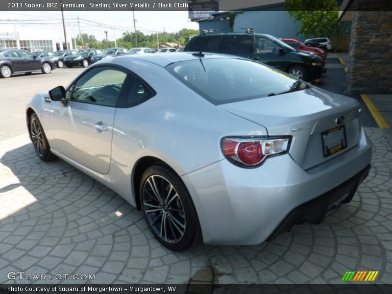 Sterling Silver Metallic / Black Cloth 2013 Subaru BRZ Premium