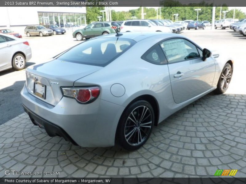 Sterling Silver Metallic / Black Cloth 2013 Subaru BRZ Premium
