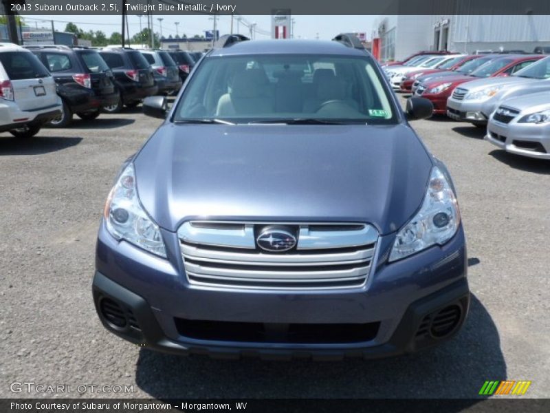 Twilight Blue Metallic / Ivory 2013 Subaru Outback 2.5i