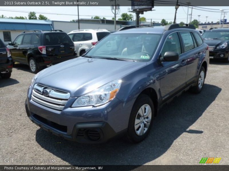 Twilight Blue Metallic / Ivory 2013 Subaru Outback 2.5i