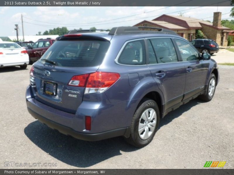Twilight Blue Metallic / Ivory 2013 Subaru Outback 2.5i