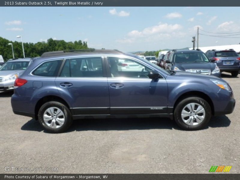 Twilight Blue Metallic / Ivory 2013 Subaru Outback 2.5i