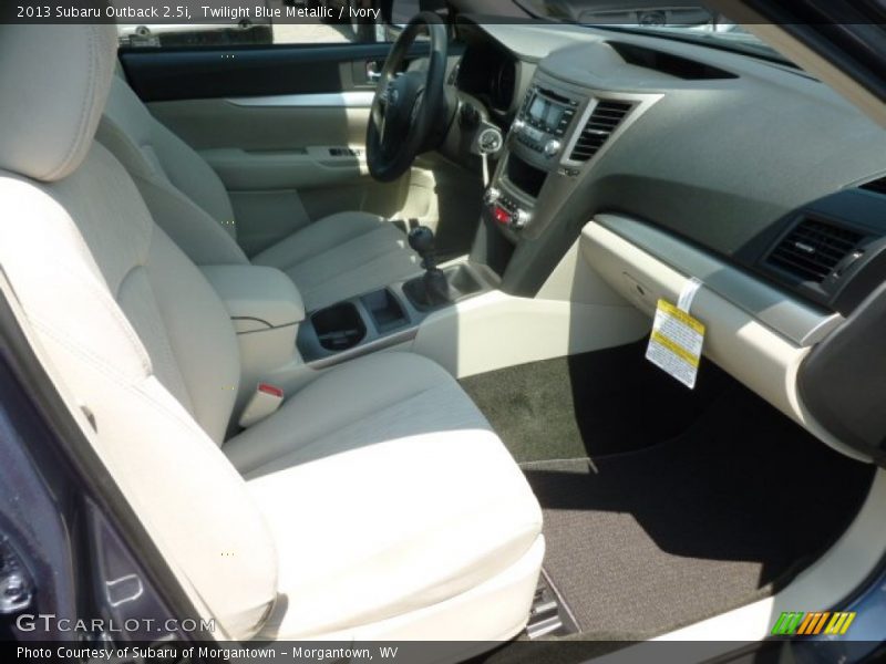 Twilight Blue Metallic / Ivory 2013 Subaru Outback 2.5i