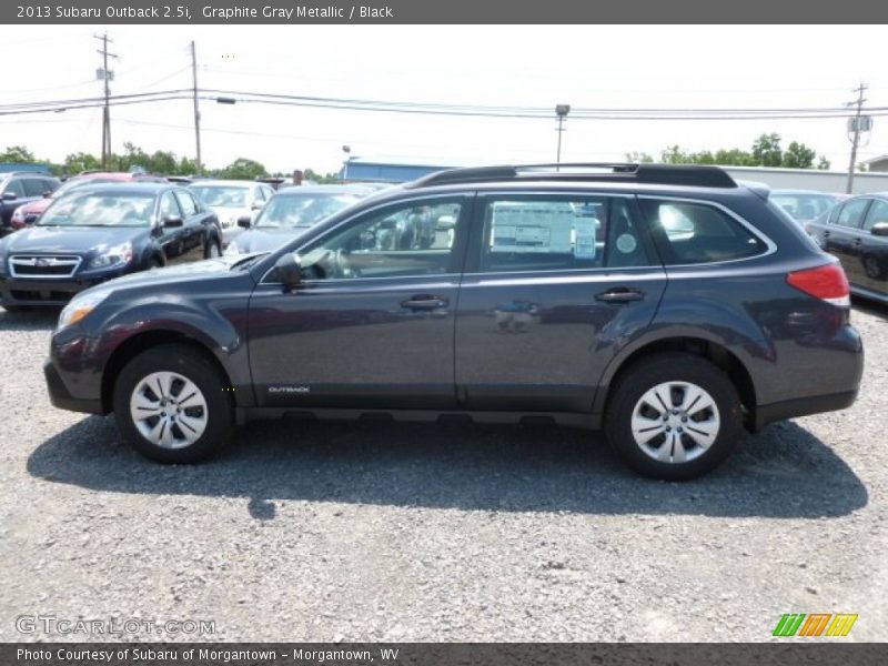 Graphite Gray Metallic / Black 2013 Subaru Outback 2.5i