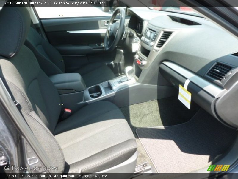 Graphite Gray Metallic / Black 2013 Subaru Outback 2.5i