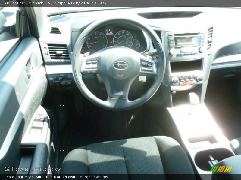 Graphite Gray Metallic / Black 2013 Subaru Outback 2.5i