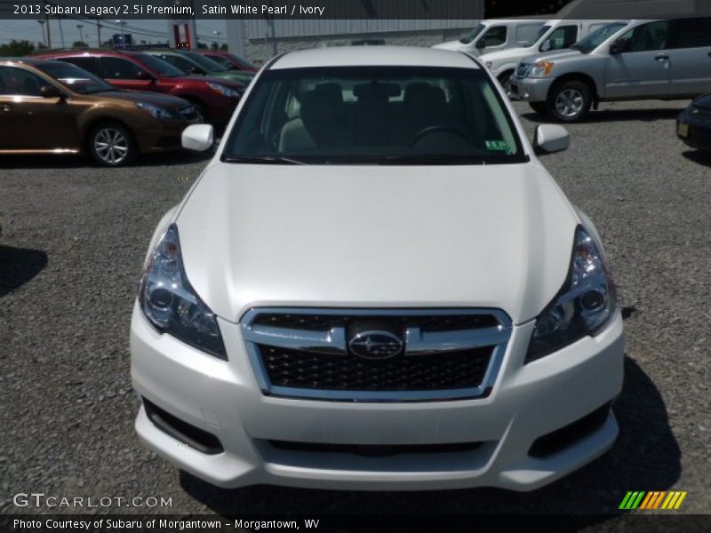 Satin White Pearl / Ivory 2013 Subaru Legacy 2.5i Premium