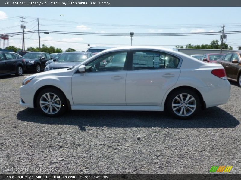 Satin White Pearl / Ivory 2013 Subaru Legacy 2.5i Premium