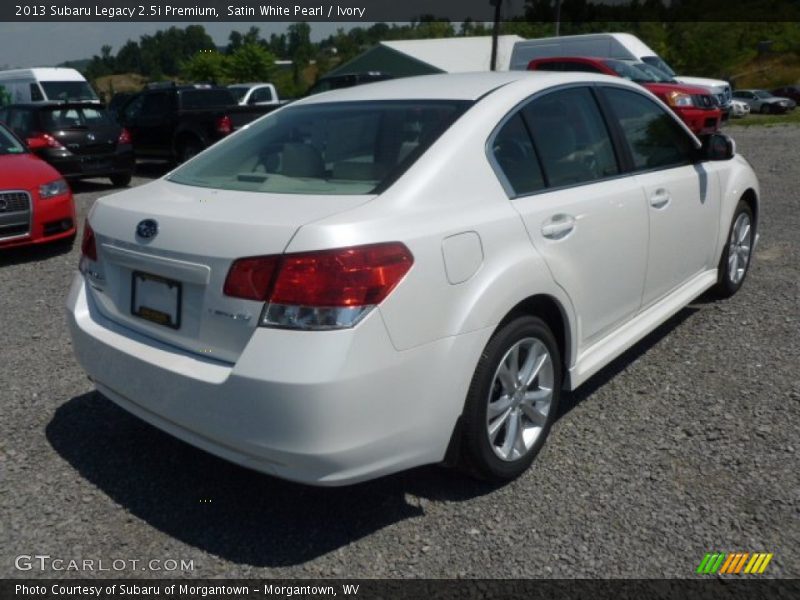 Satin White Pearl / Ivory 2013 Subaru Legacy 2.5i Premium