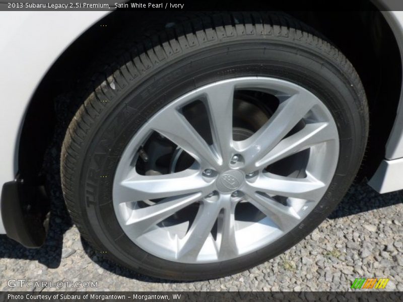Satin White Pearl / Ivory 2013 Subaru Legacy 2.5i Premium