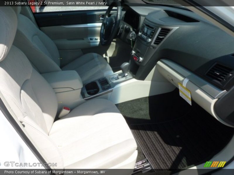 Satin White Pearl / Ivory 2013 Subaru Legacy 2.5i Premium
