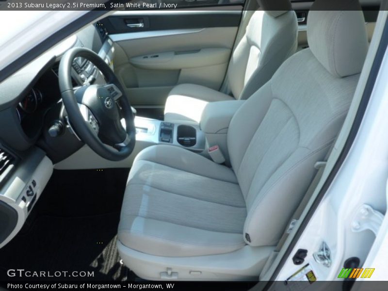 Satin White Pearl / Ivory 2013 Subaru Legacy 2.5i Premium
