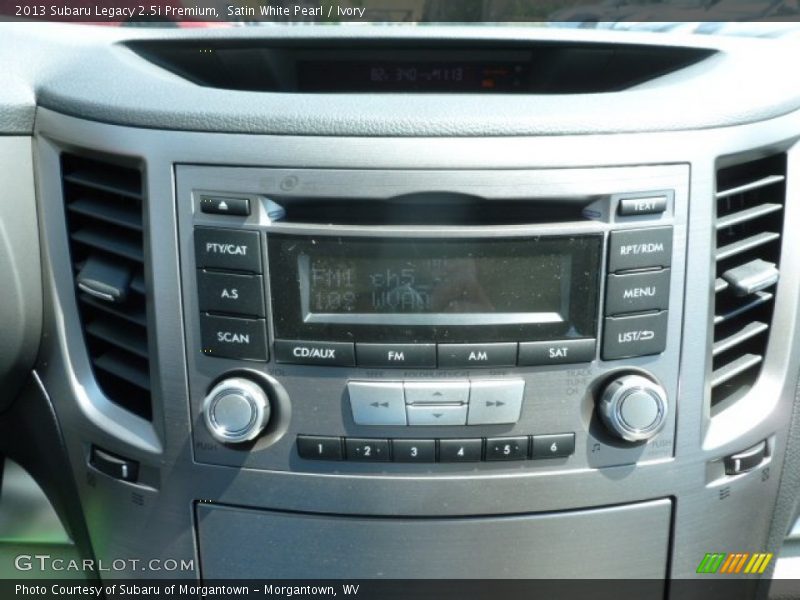 Satin White Pearl / Ivory 2013 Subaru Legacy 2.5i Premium