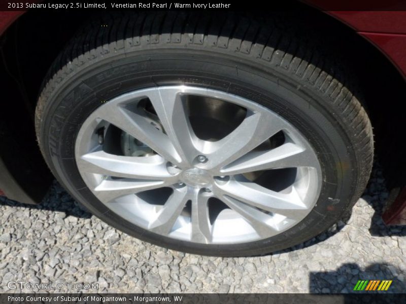 Venetian Red Pearl / Warm Ivory Leather 2013 Subaru Legacy 2.5i Limited