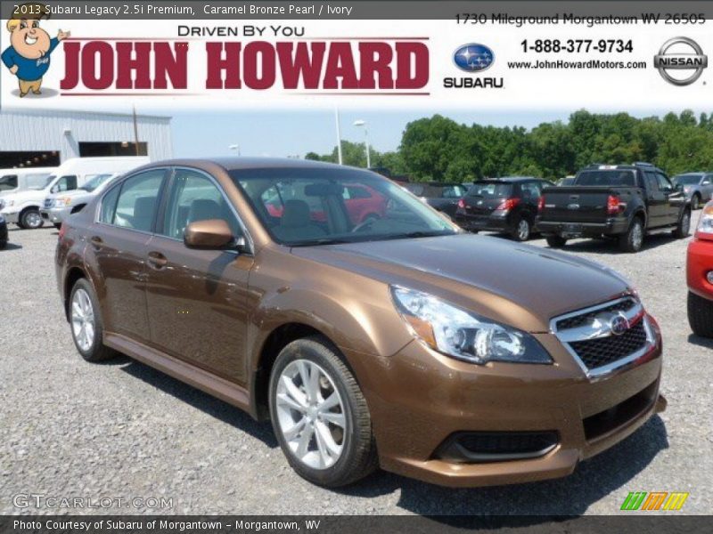 Caramel Bronze Pearl / Ivory 2013 Subaru Legacy 2.5i Premium