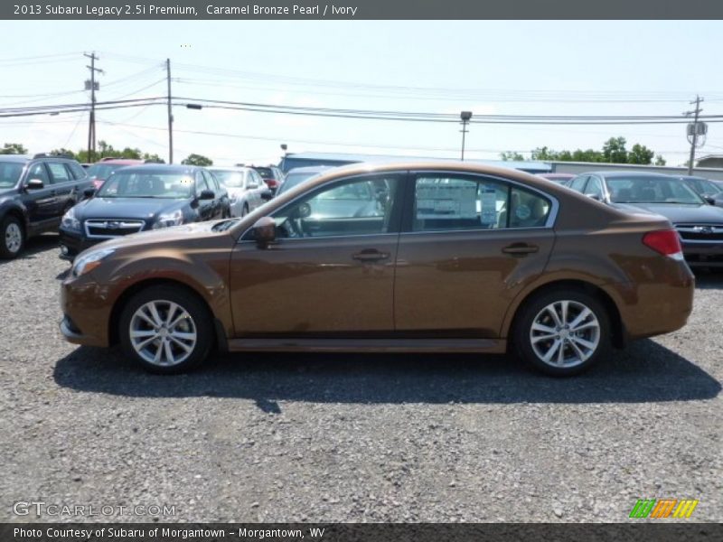 Caramel Bronze Pearl / Ivory 2013 Subaru Legacy 2.5i Premium