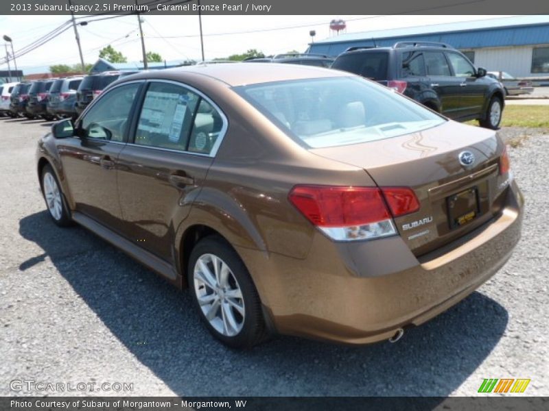 Caramel Bronze Pearl / Ivory 2013 Subaru Legacy 2.5i Premium