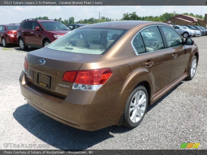 Caramel Bronze Pearl / Ivory 2013 Subaru Legacy 2.5i Premium