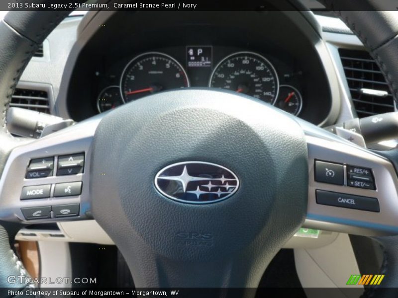 Caramel Bronze Pearl / Ivory 2013 Subaru Legacy 2.5i Premium
