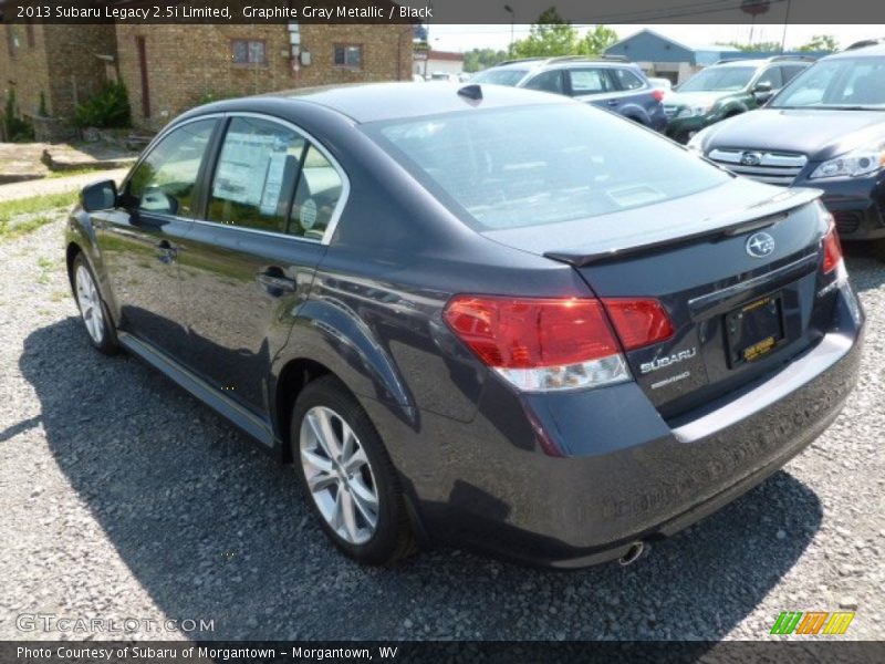 Graphite Gray Metallic / Black 2013 Subaru Legacy 2.5i Limited