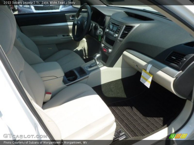 Satin White Pearl / Ivory 2013 Subaru Legacy 2.5i