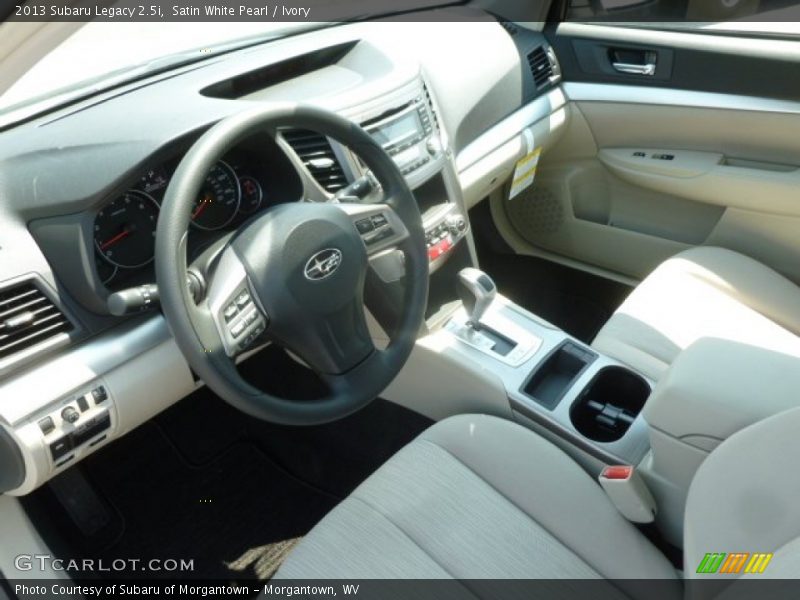 Satin White Pearl / Ivory 2013 Subaru Legacy 2.5i