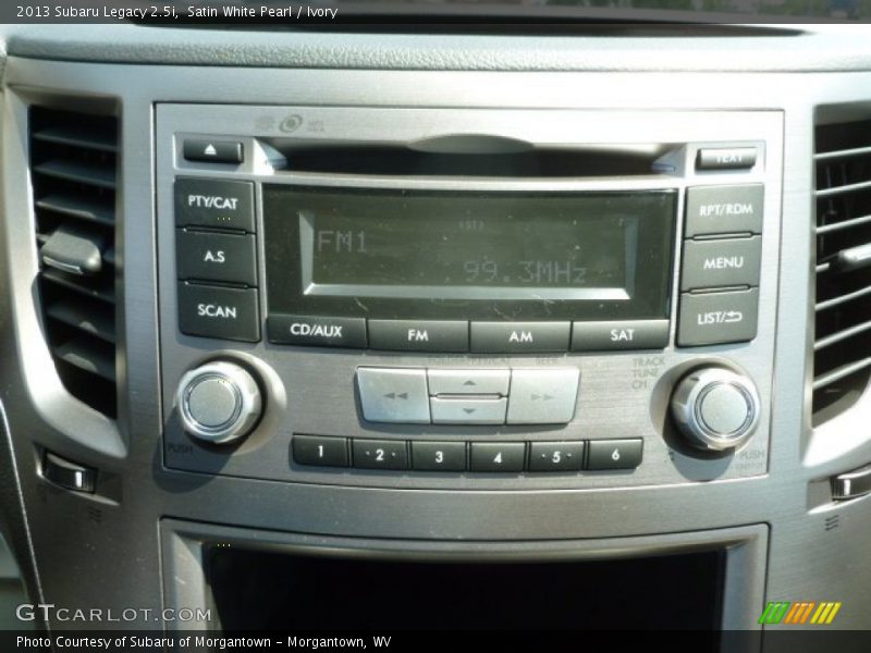 Satin White Pearl / Ivory 2013 Subaru Legacy 2.5i