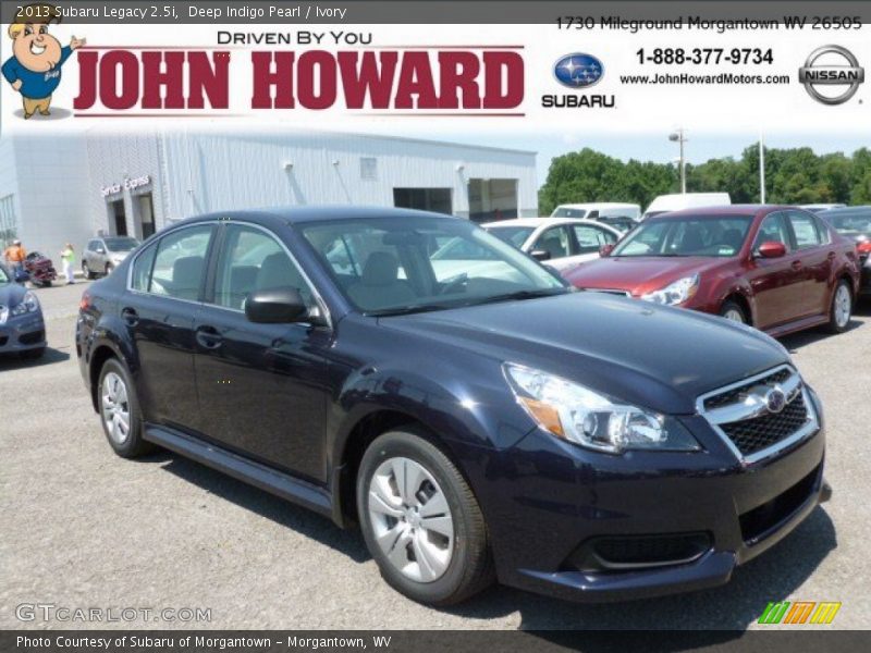 Deep Indigo Pearl / Ivory 2013 Subaru Legacy 2.5i