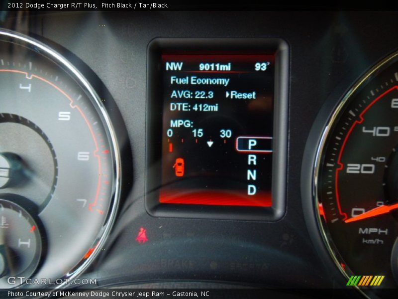 Pitch Black / Tan/Black 2012 Dodge Charger R/T Plus