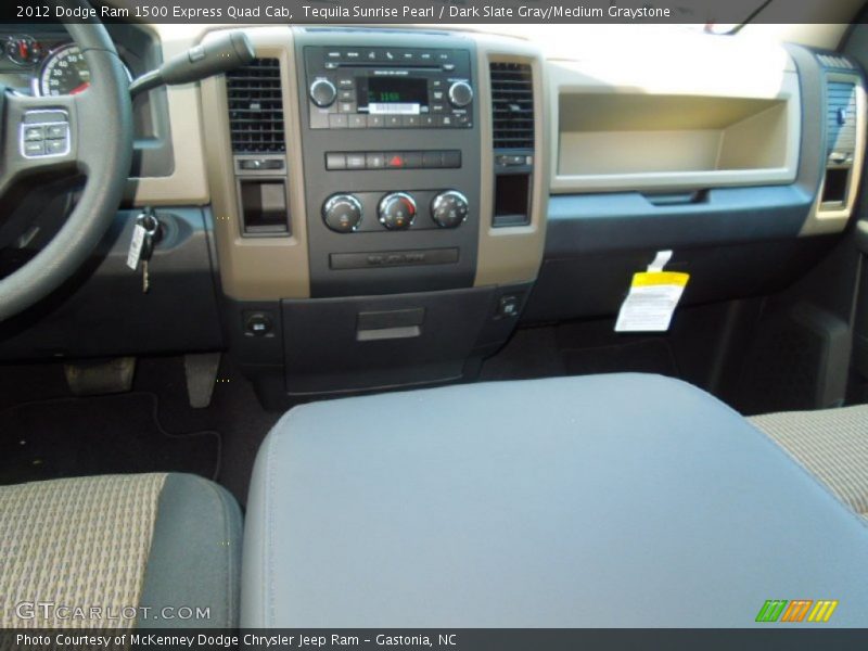 Tequila Sunrise Pearl / Dark Slate Gray/Medium Graystone 2012 Dodge Ram 1500 Express Quad Cab