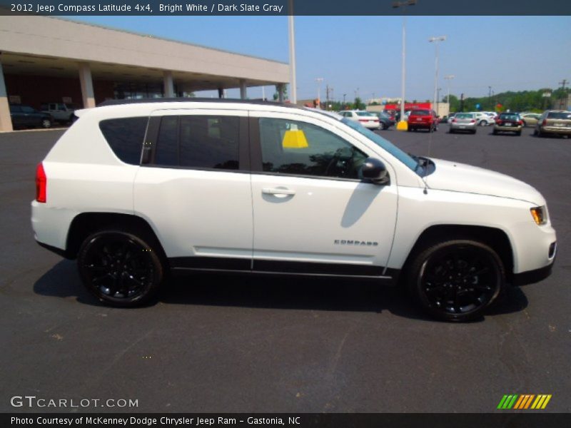 Bright White / Dark Slate Gray 2012 Jeep Compass Latitude 4x4