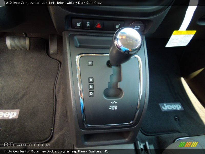  2012 Compass Latitude 4x4 CVT II Automatic Shifter