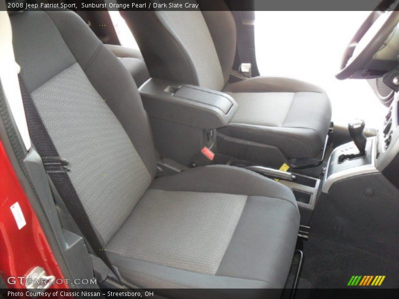 Sunburst Orange Pearl / Dark Slate Gray 2008 Jeep Patriot Sport